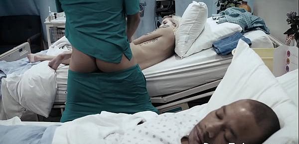  Tattooed young babe fucked in the hospital